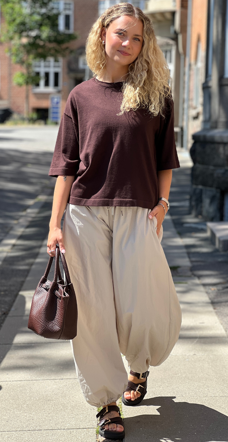 Conny pullover med 3/4 ærmer mole Freequent