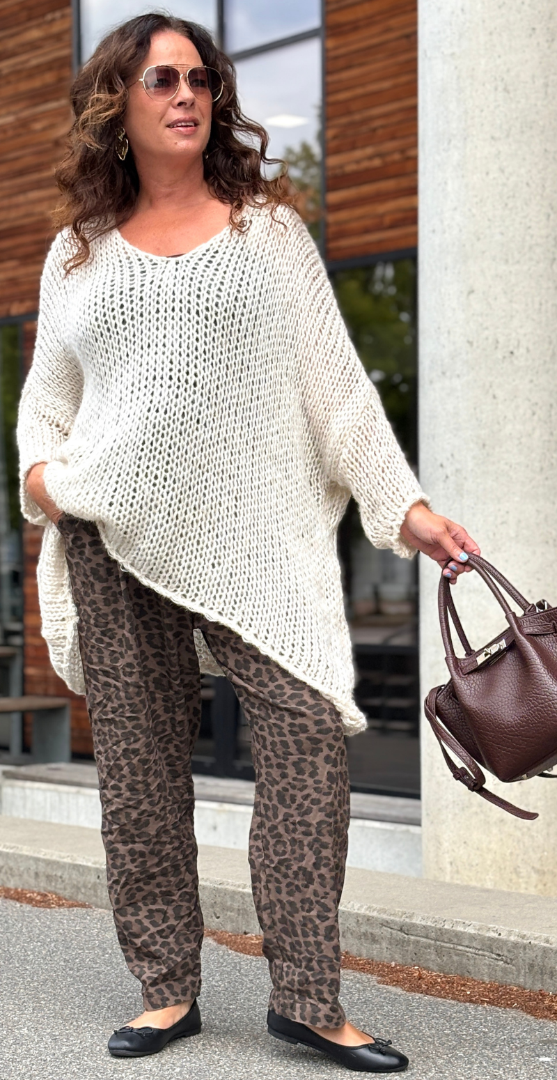 Spige leopard buks chokolate Likelondon