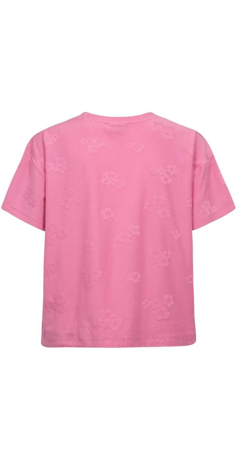 Ziprea bluse med præget blomstermønster wild orchid Freequent