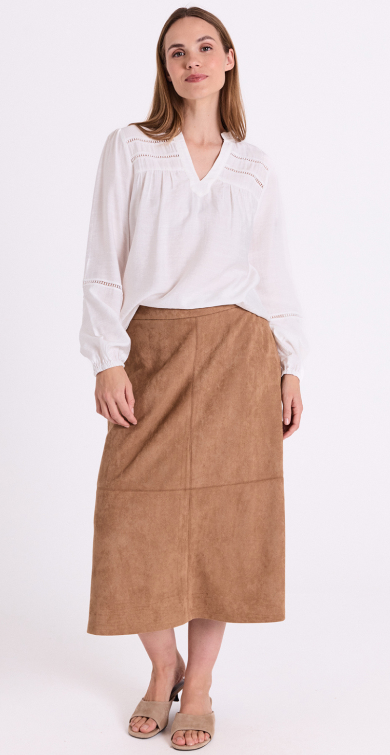 Antina bluse star off-white Freequent