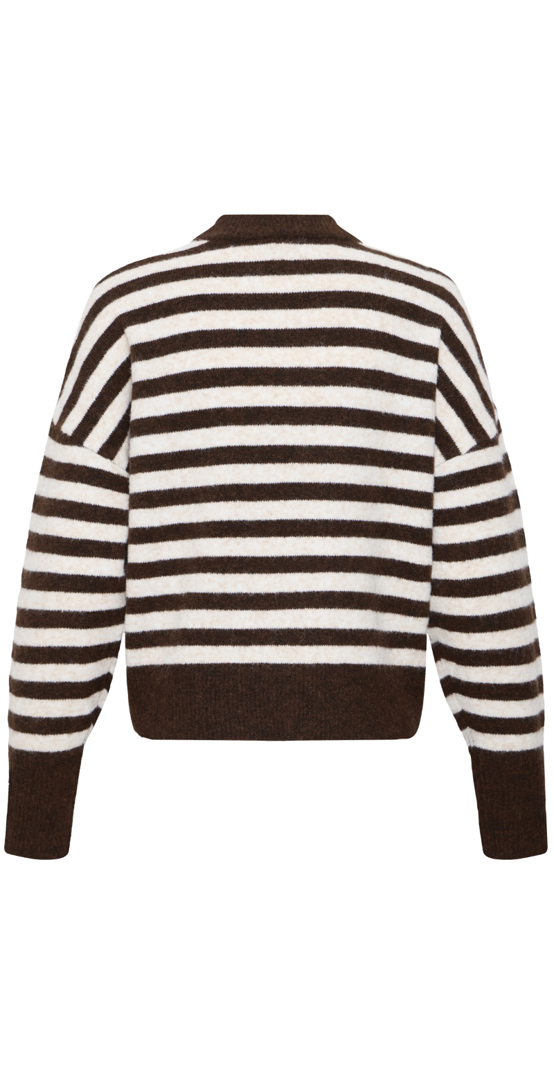 Omea strikbluse java/birch stripe B.young