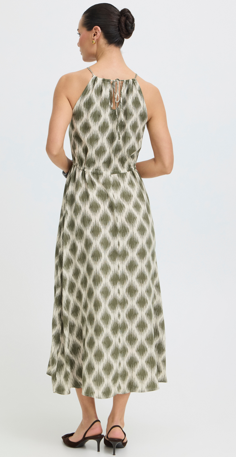 Joella slip dress ogee kalamata B.young