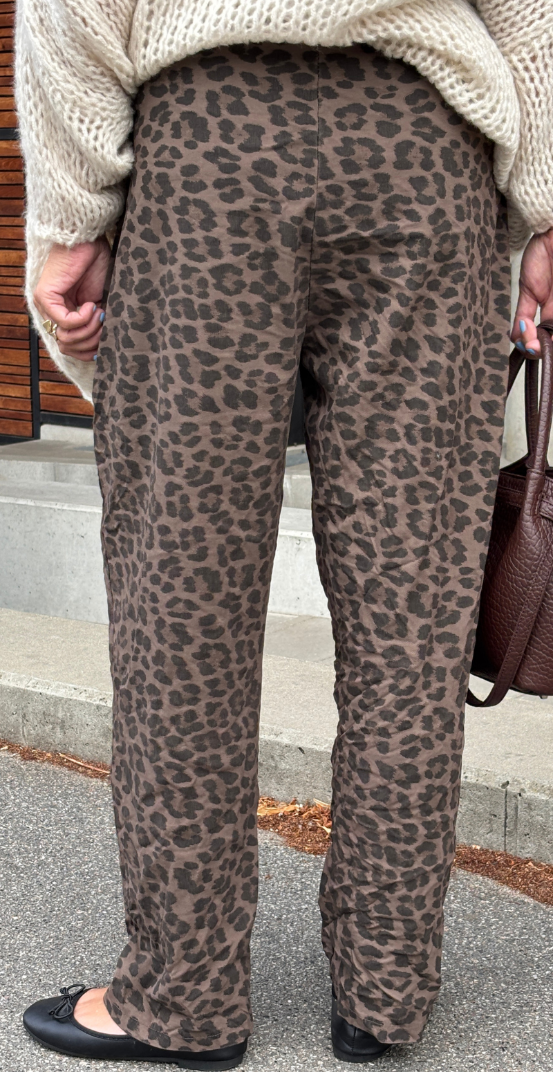 Spige leopard buks chokolate Likelondon
