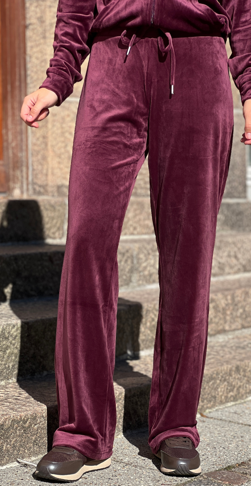 Mitza velour sæt med bukser og cardigan fig B.young