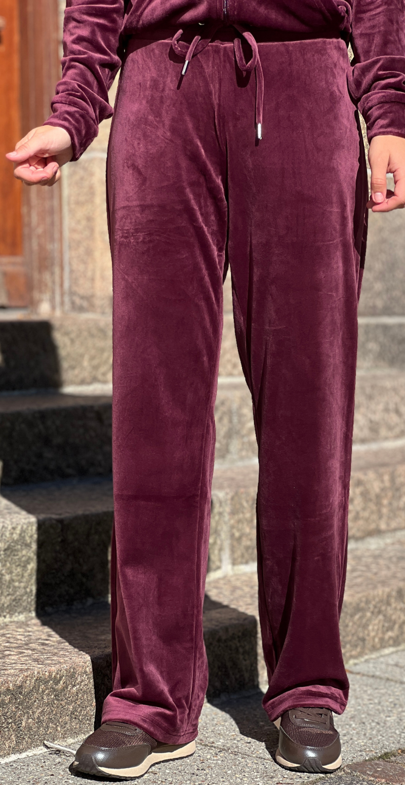 Mitza velour sæt med bukser og cardigan fig B.young