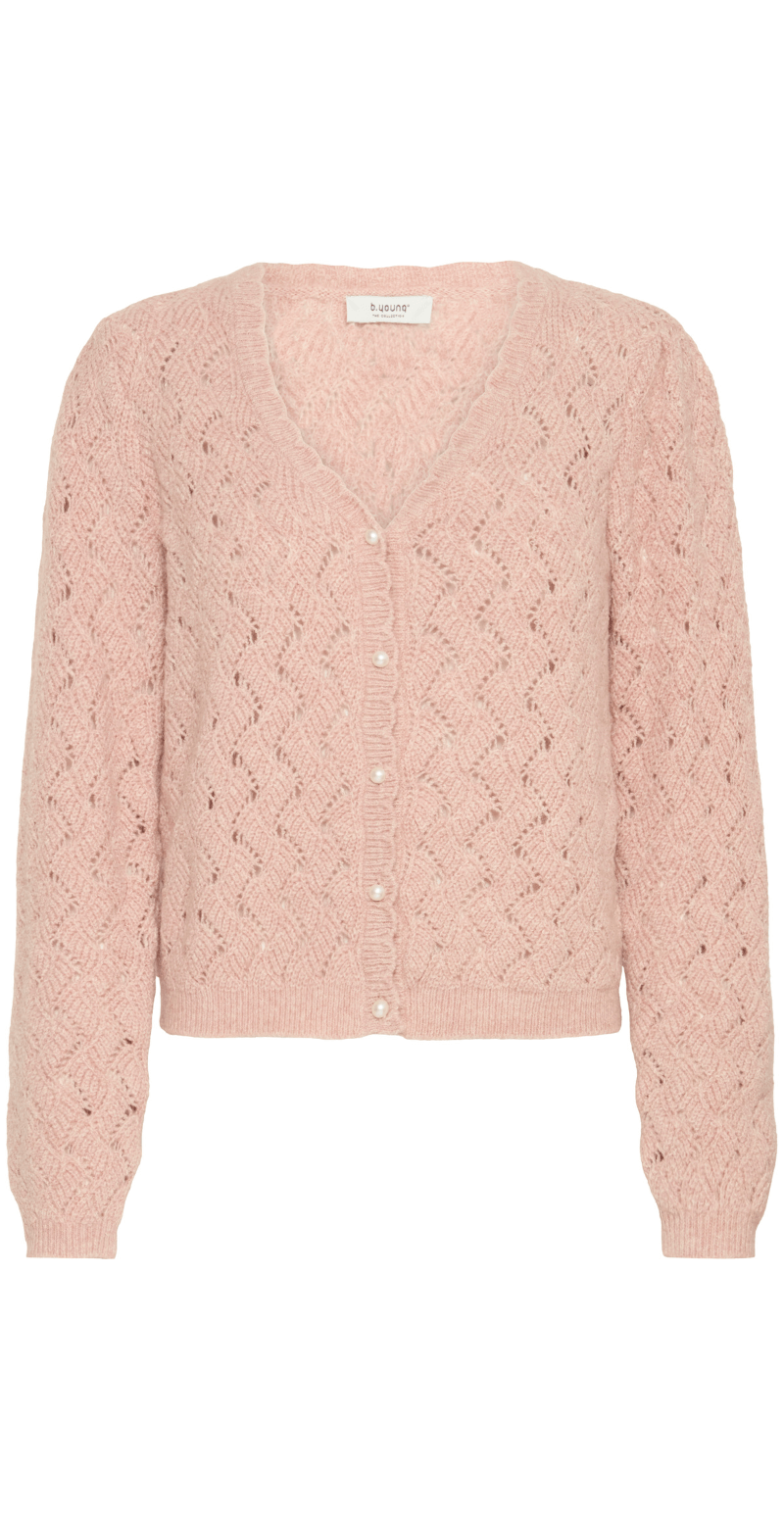 Nadika cardigan pale mauve melange