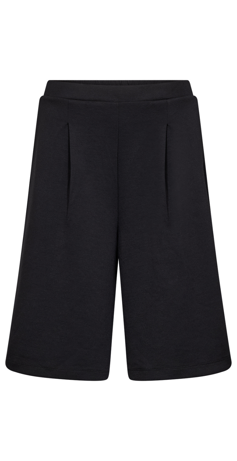 Julia lange shorts med læg sort LikeLondon