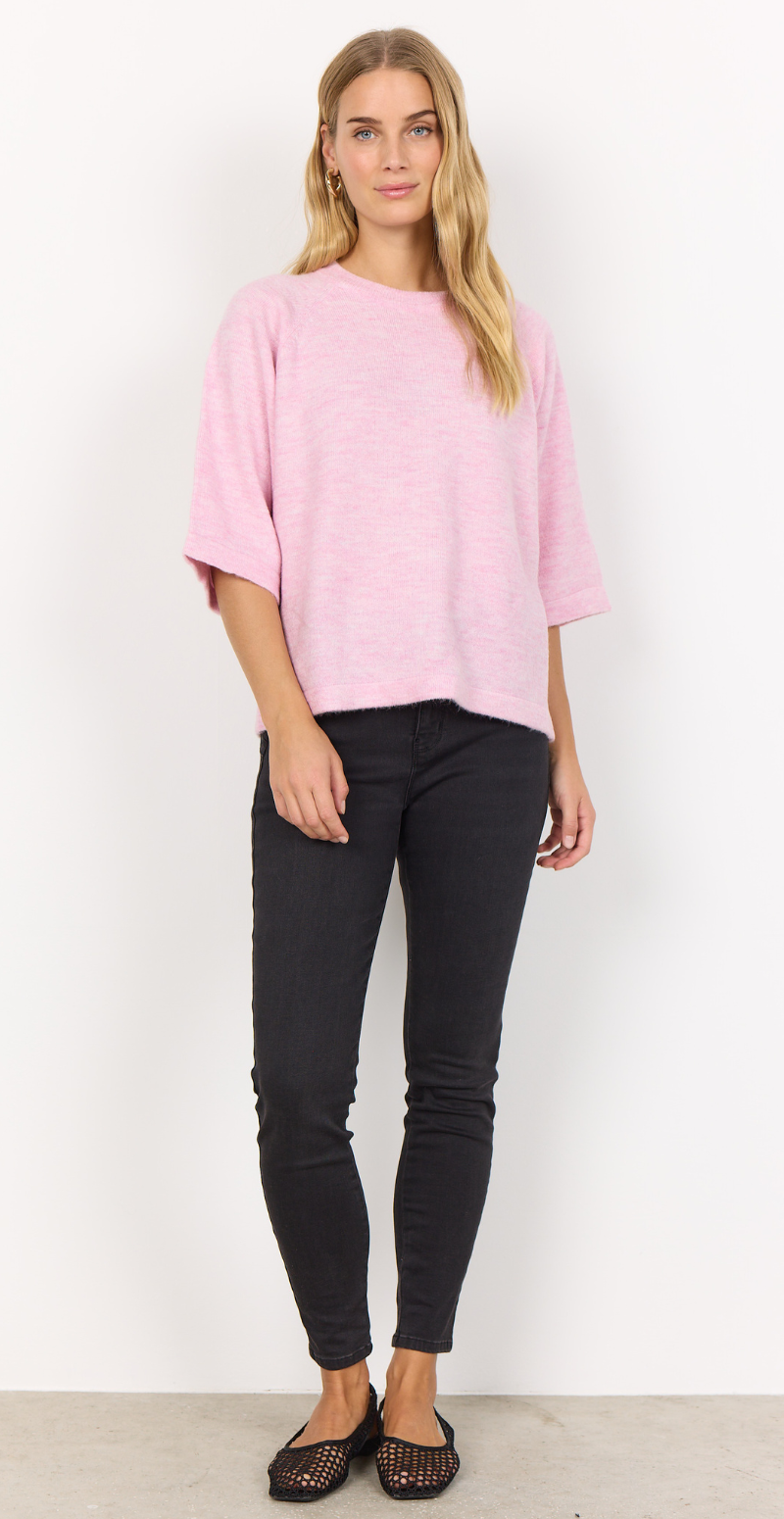 Orlean pullover lyserød