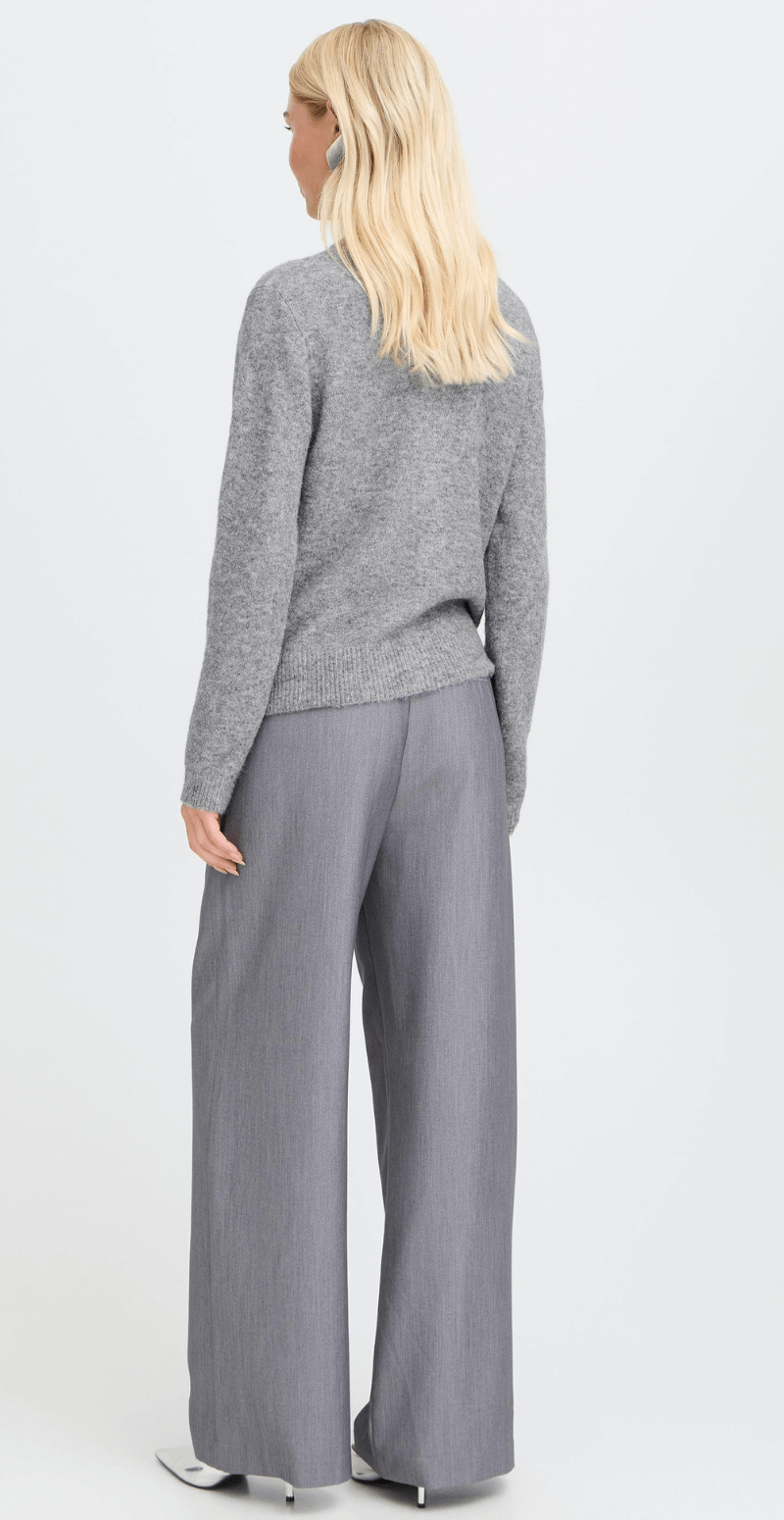 Minna cardigan mid grey melange