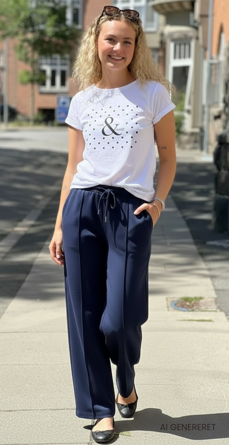 Banu sweatpants navy LikeLondon