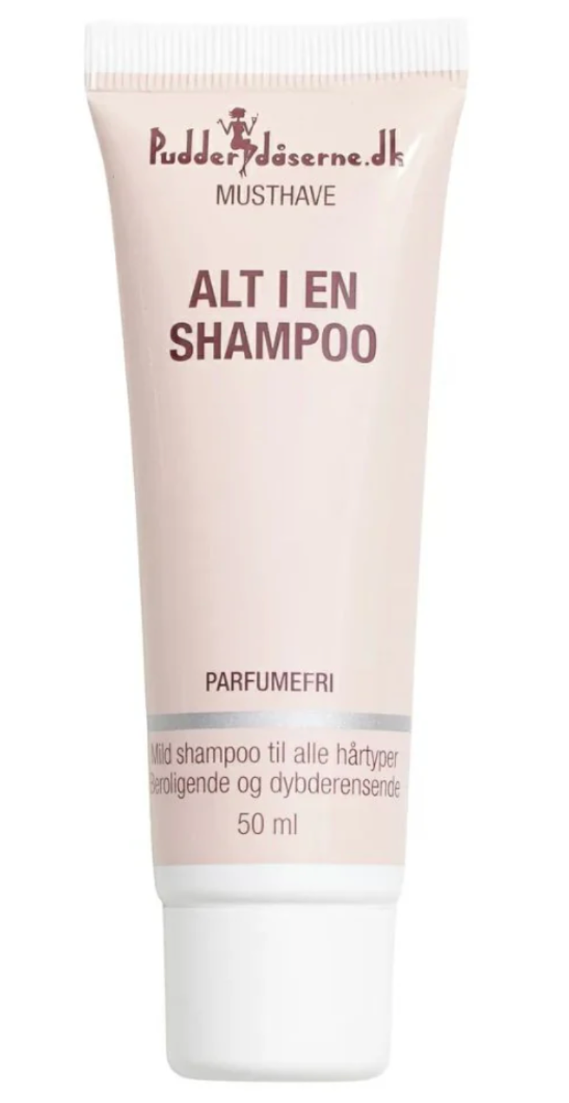 Pudderdåserne Alt i en shampoo 50 ml