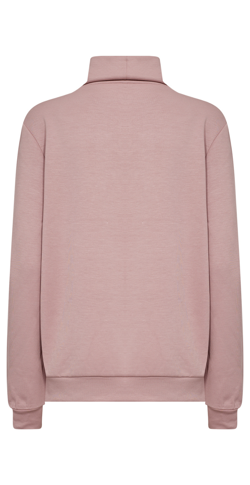 Isabella sweatshirt i modal kvalitet gammelrosa