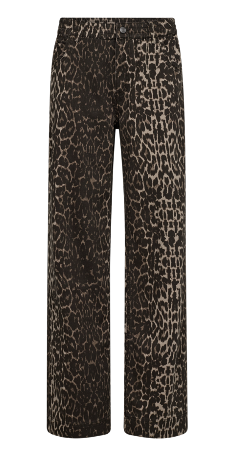 Rinna leopard jeans