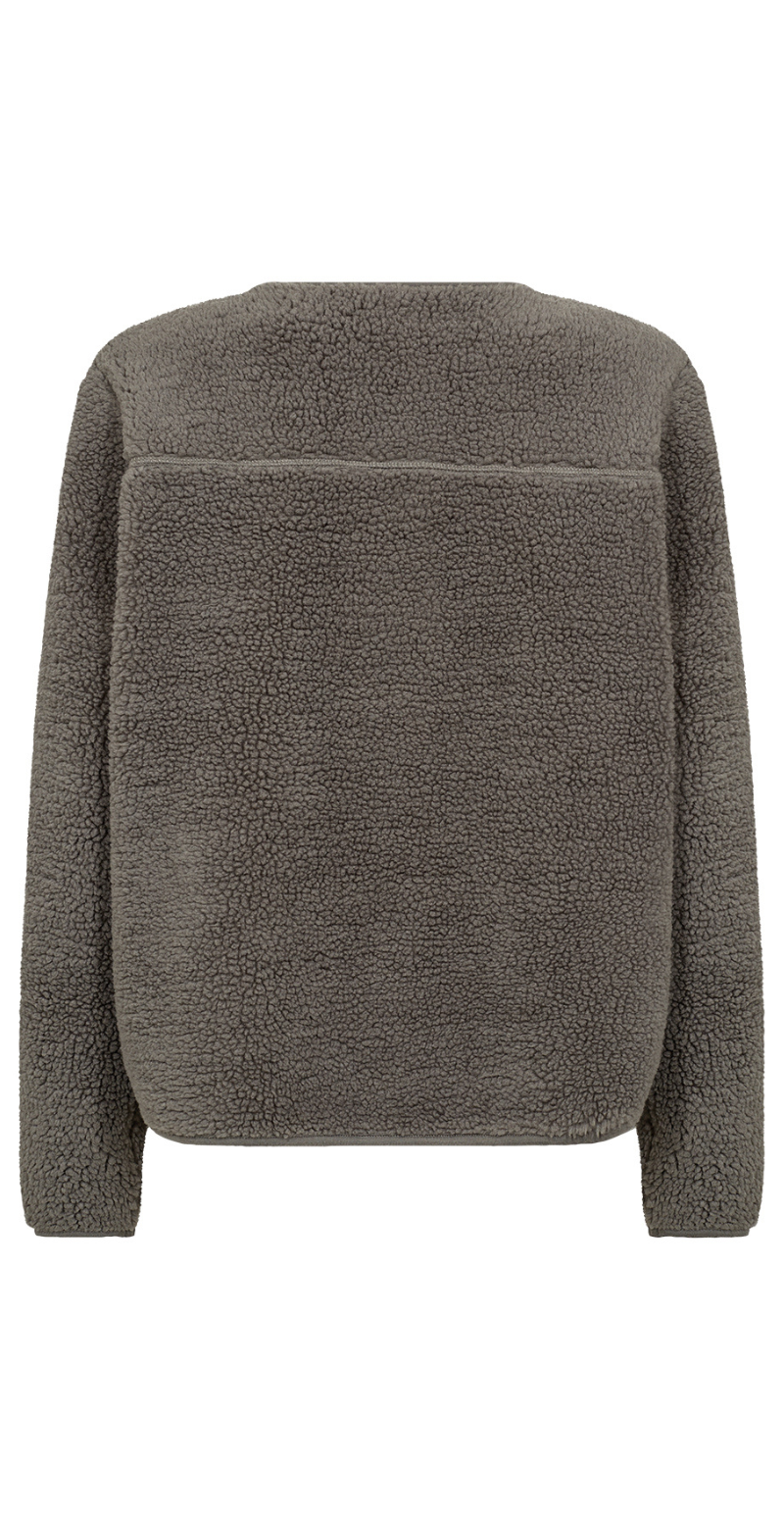 Darla teddy cardigan khaki