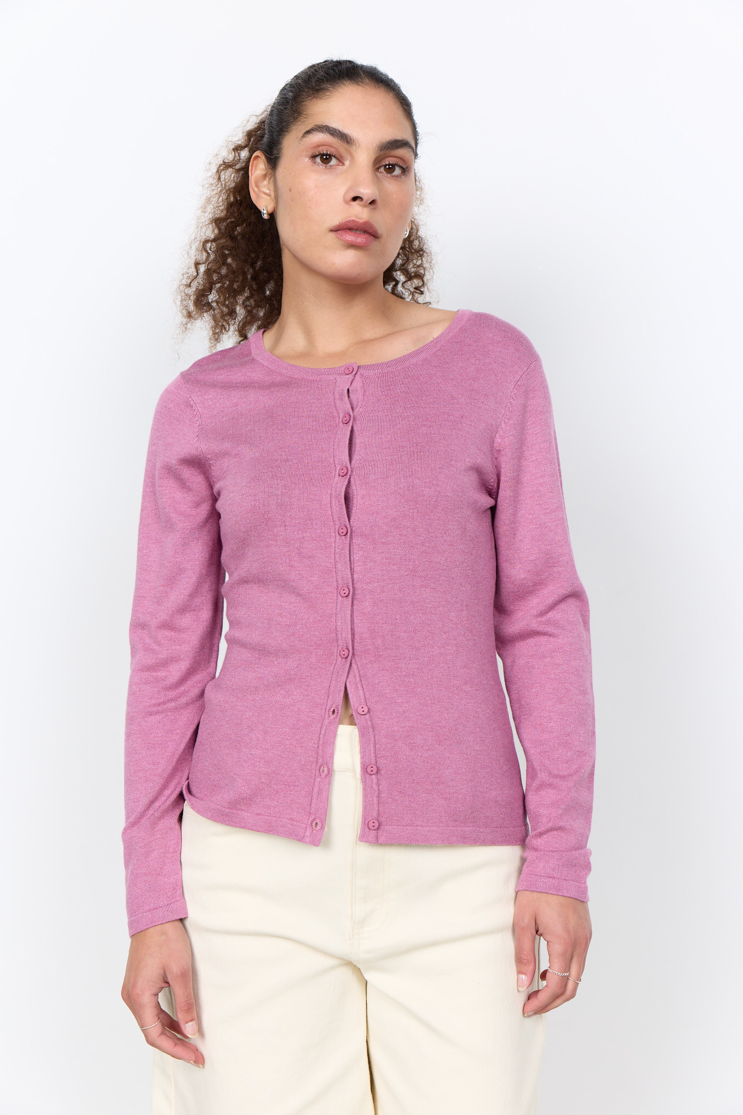 Dollie cardigan mauve Soyaconcept