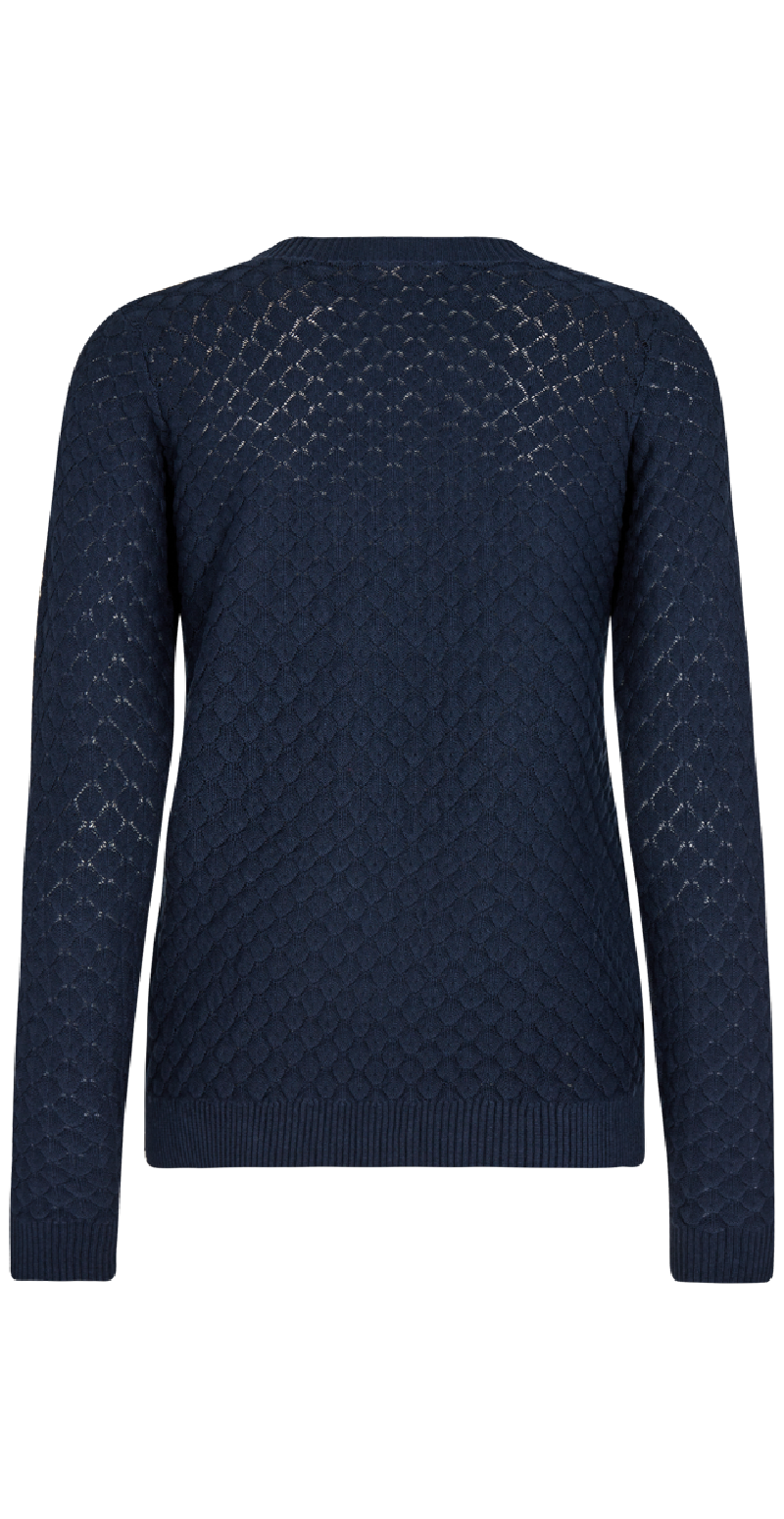 Dodo strikket pullover navy