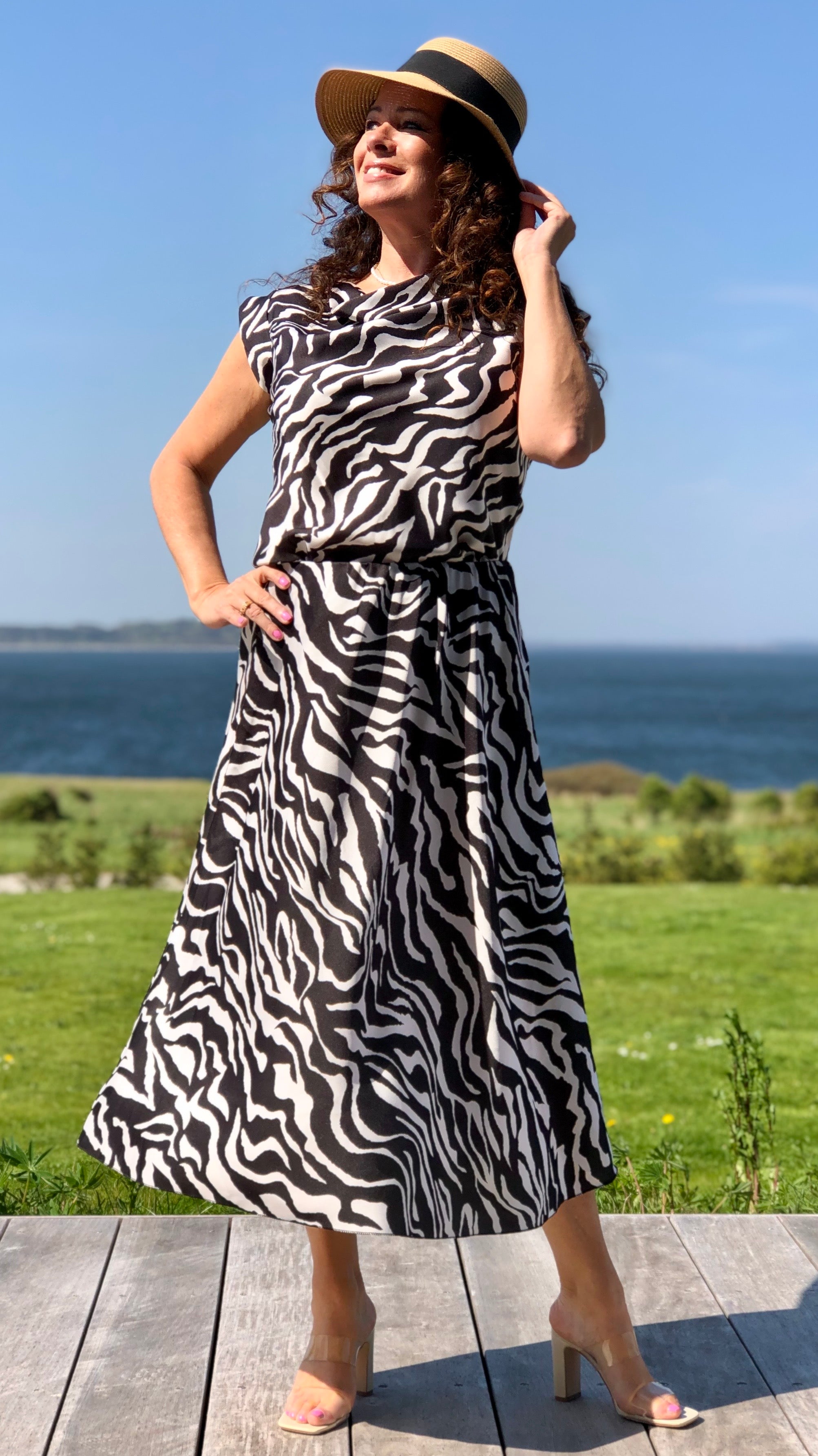 Tami nederdel med zebra print LikeLondon