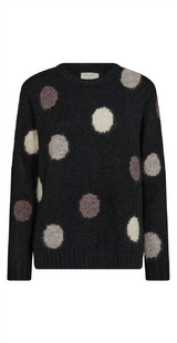 Louisa pulllover black w. moonbeam