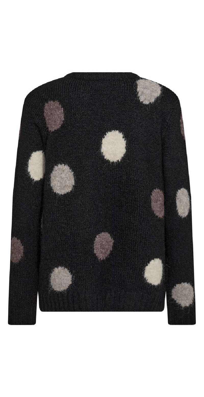 Louisa pulllover black w. moonbeam