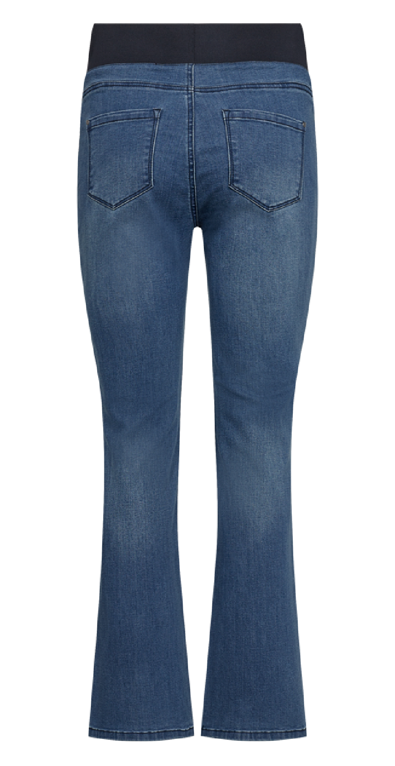 Shantal denim bootcut medium blå