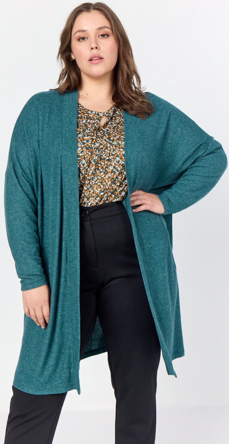 Lang cardigan shady green melange