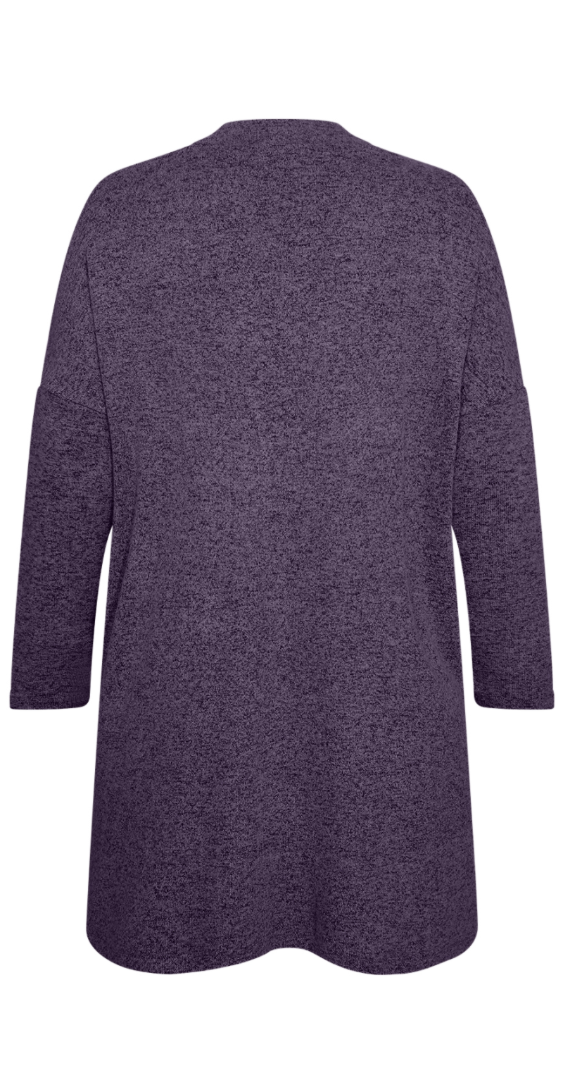 Klassisk cardigan lilla