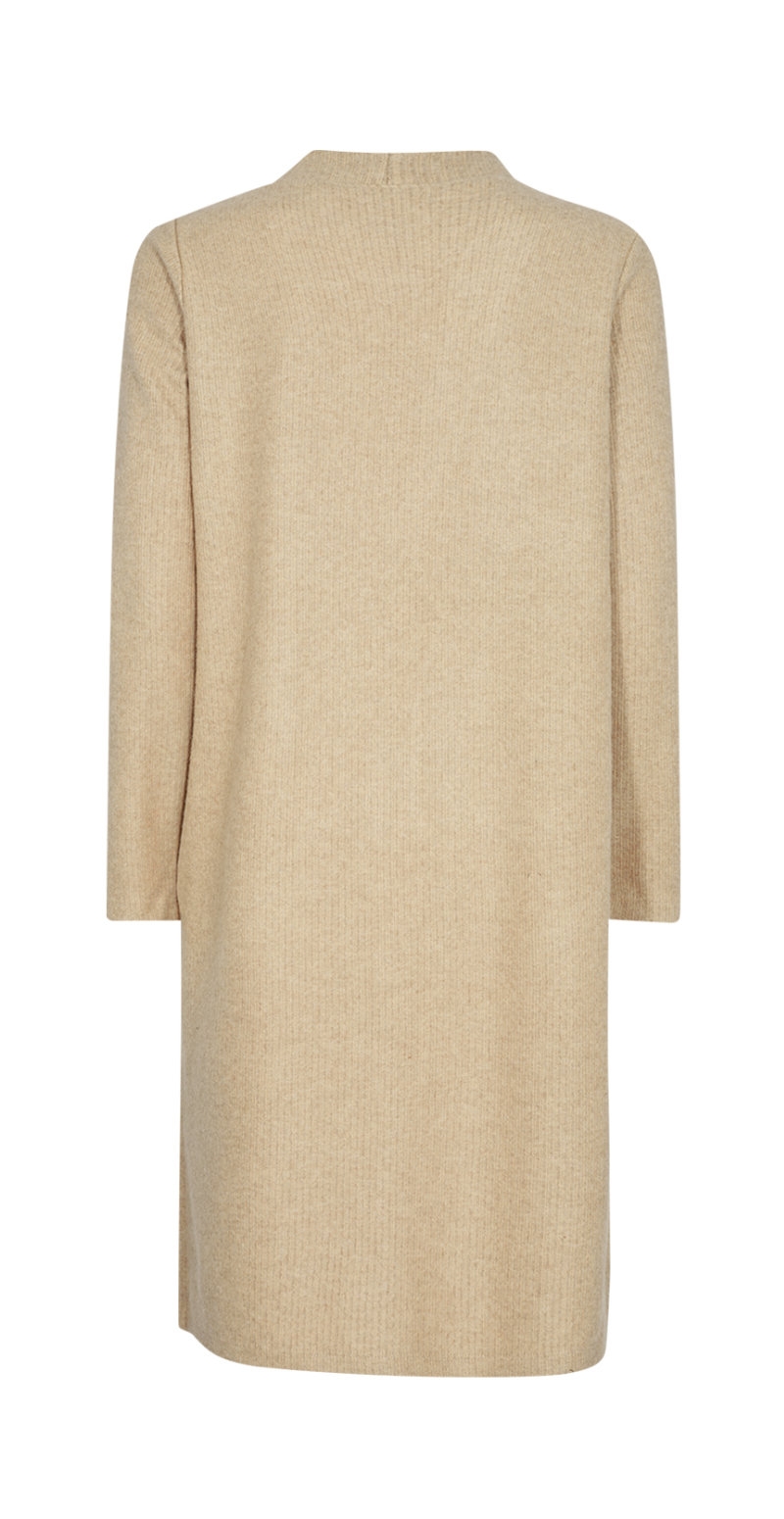 Lang cardigan sand