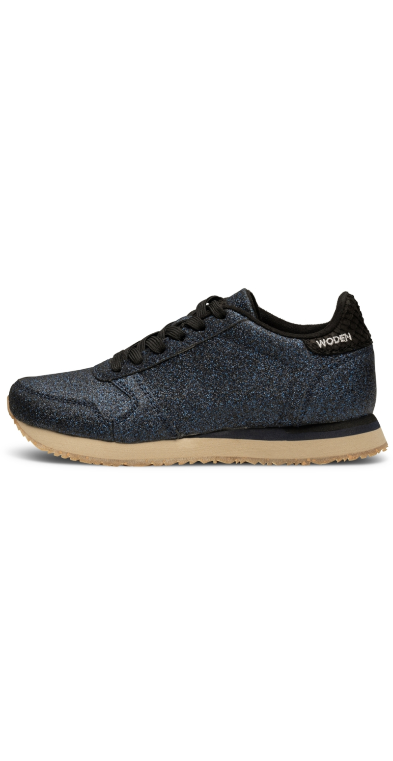 Glitter sneakers navy