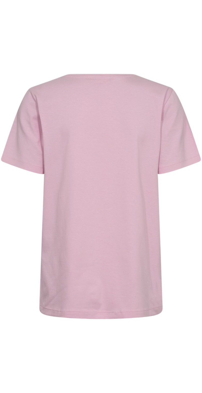 Fenjal t-shirt med kirsebær motiv star sweet lilac Freequent