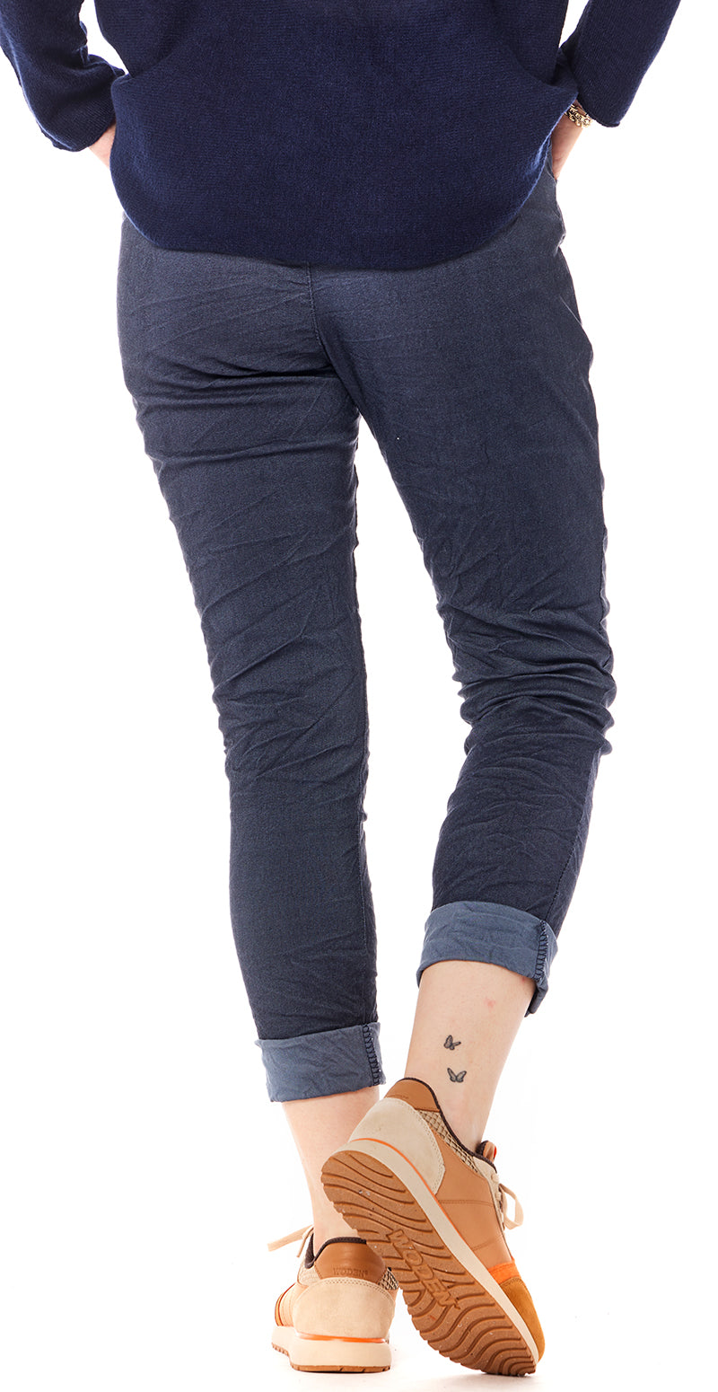 Nora luksus buks dark denim LikeLondon