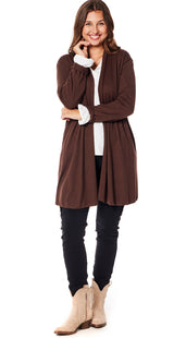 Cardigan brun Likelondon