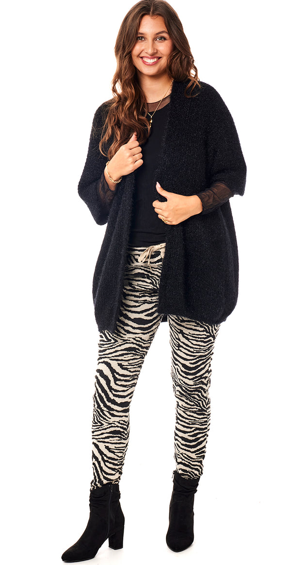 Strikcardigan sort Likelondon