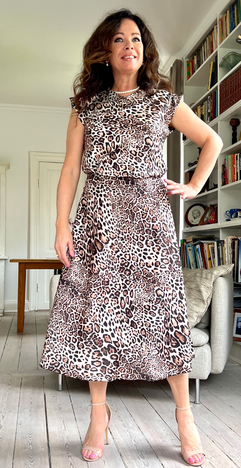 Nederdel med leopard print LikeLondon