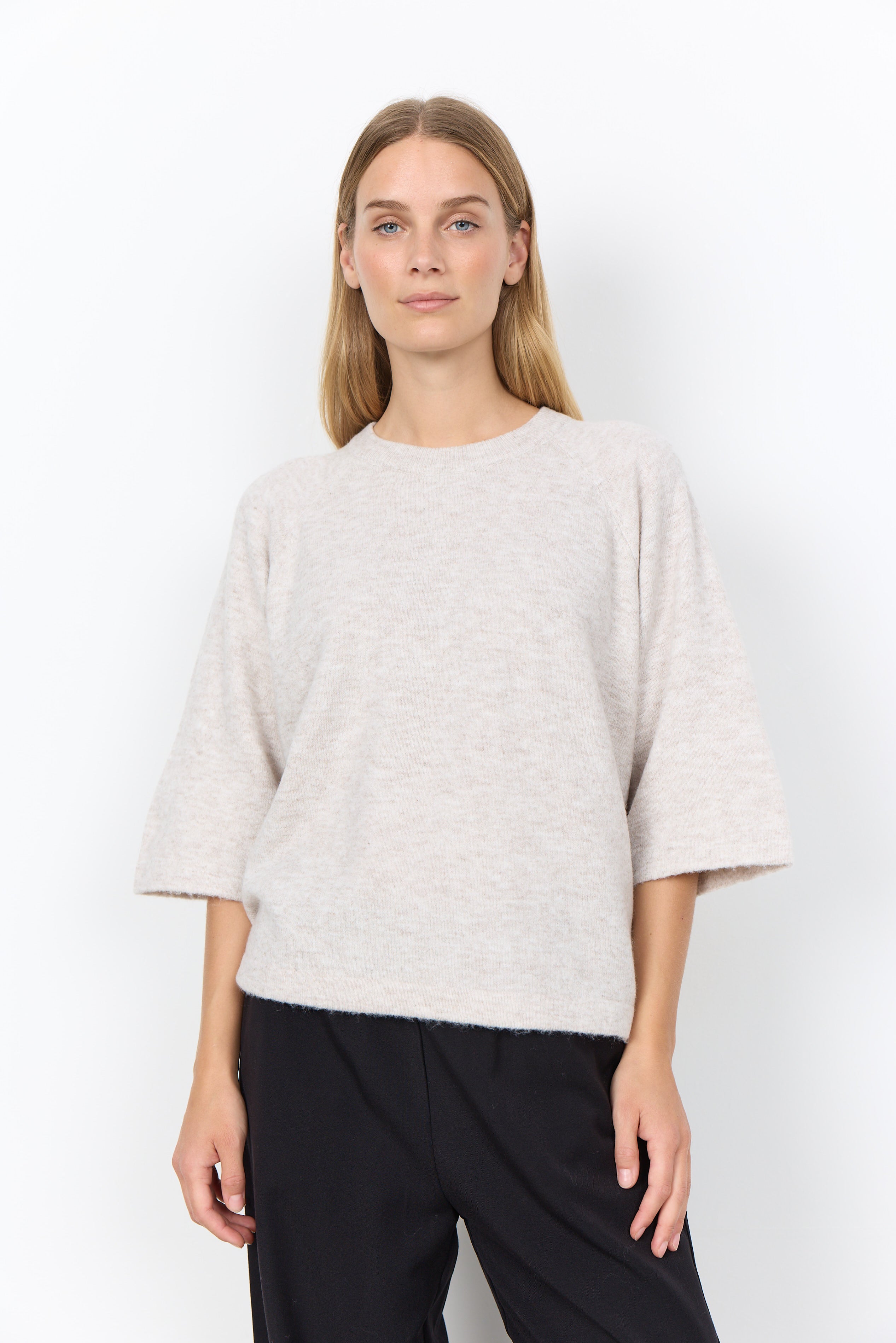 Orlean strik taupe Soyaconcept