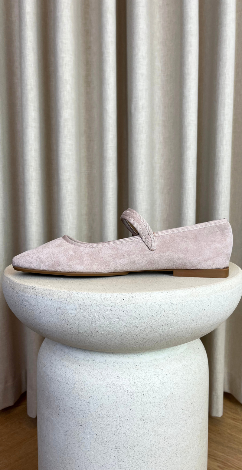 ballerina med rem nude inderside likelondon shoes