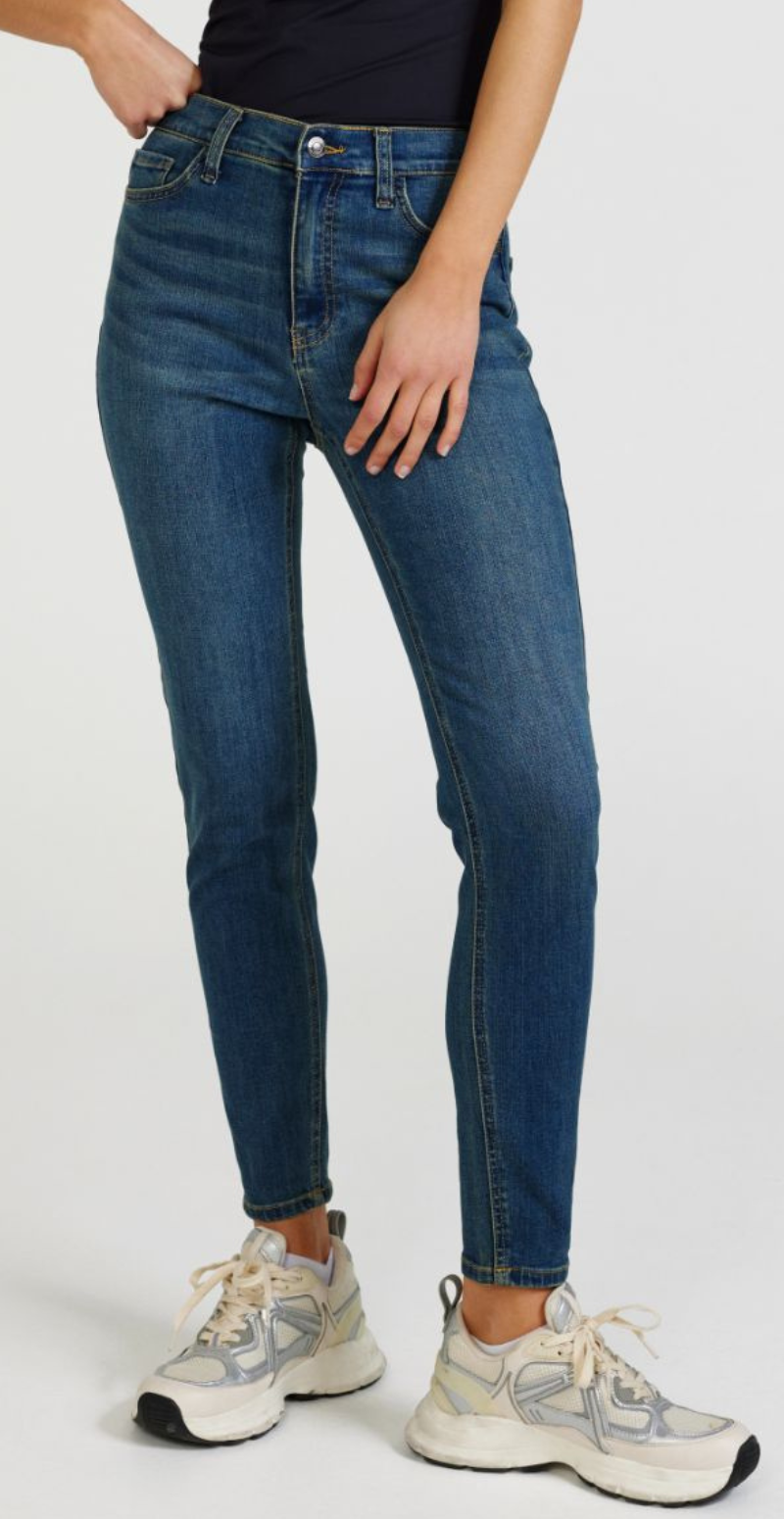 Harlow jeans "32" Medium blå denim