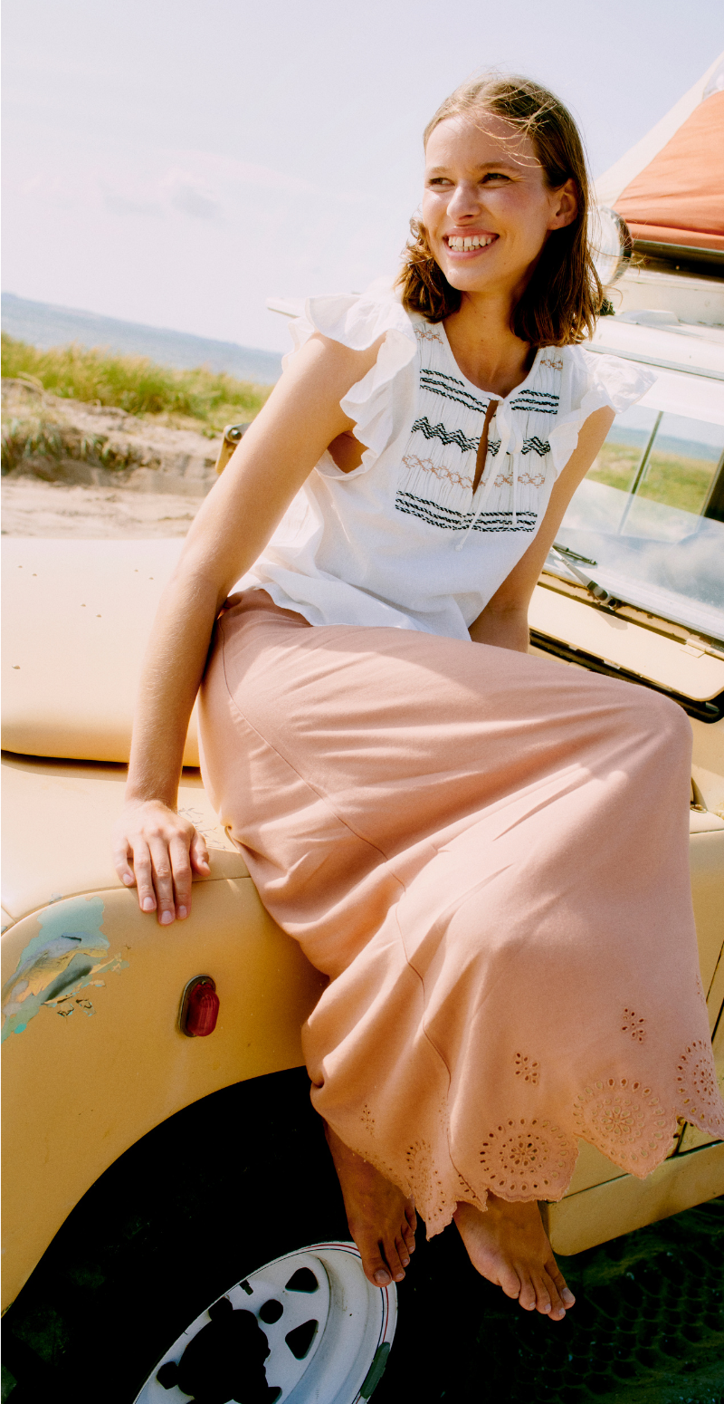 Palie bluse marshmallow