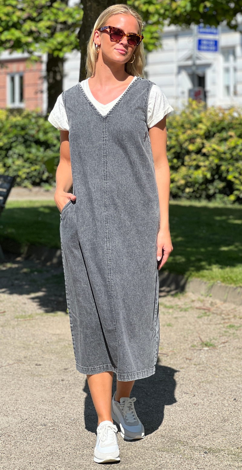 Lisea denim kjole vintage grey denim