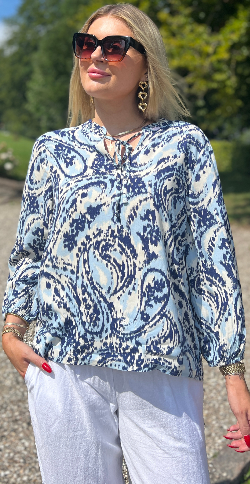Joella bluse blue