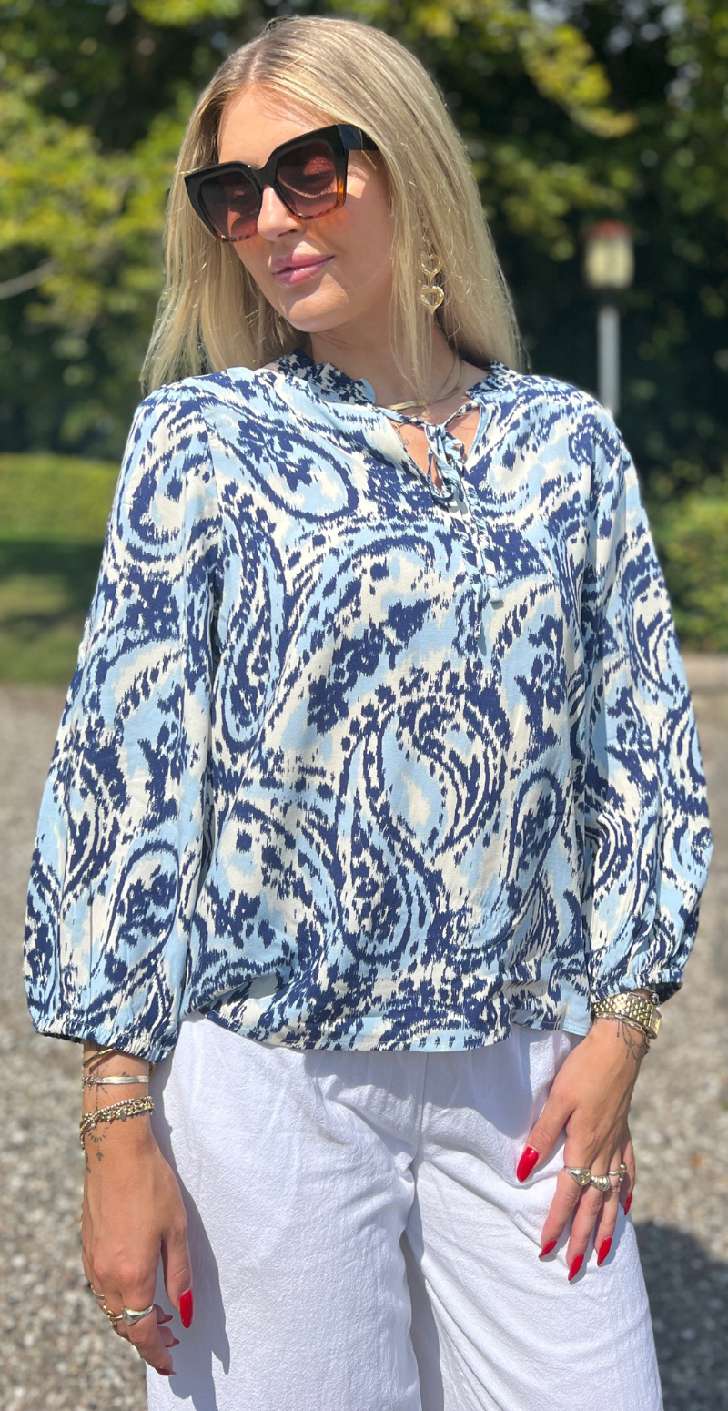 Joella bluse blue