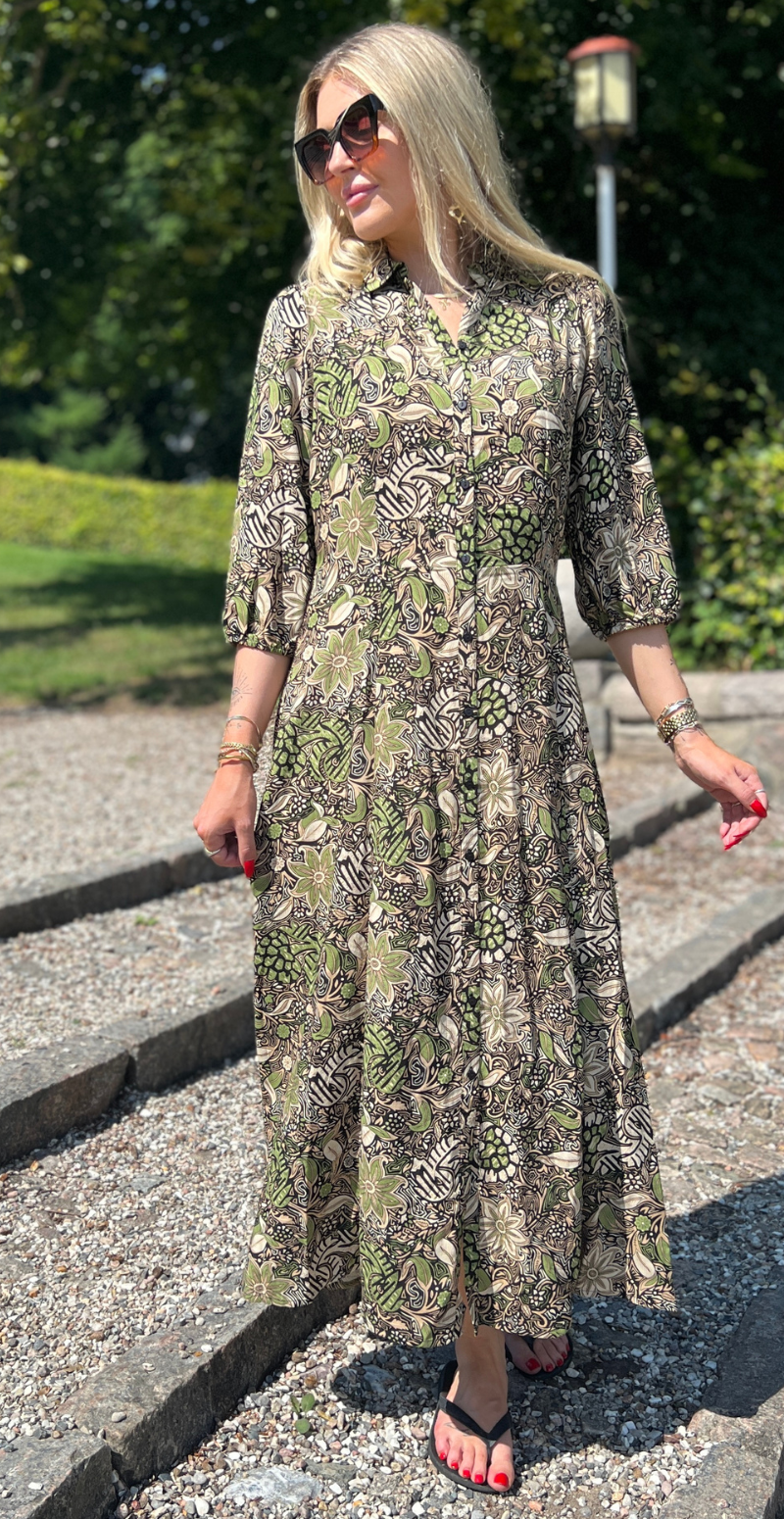 Rosine kjole grøn