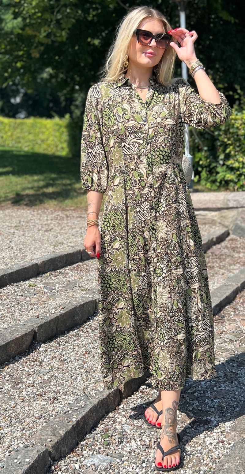 Rosine kjole grøn