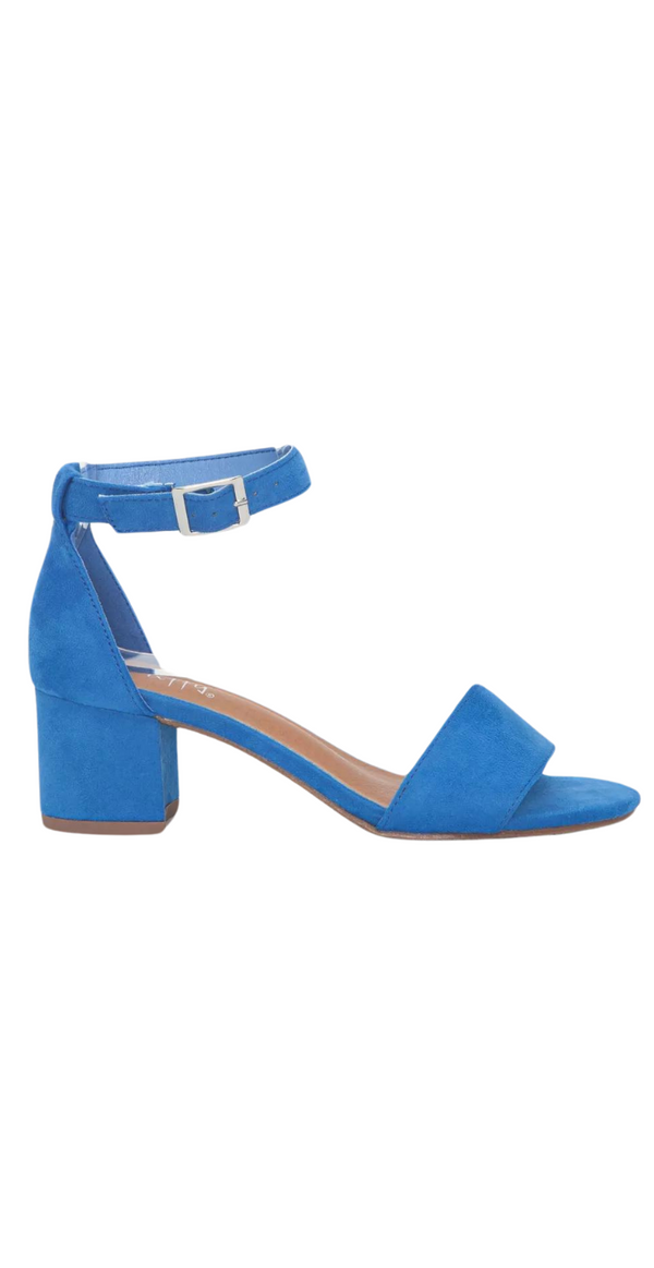 Sandal med blokhæl blue