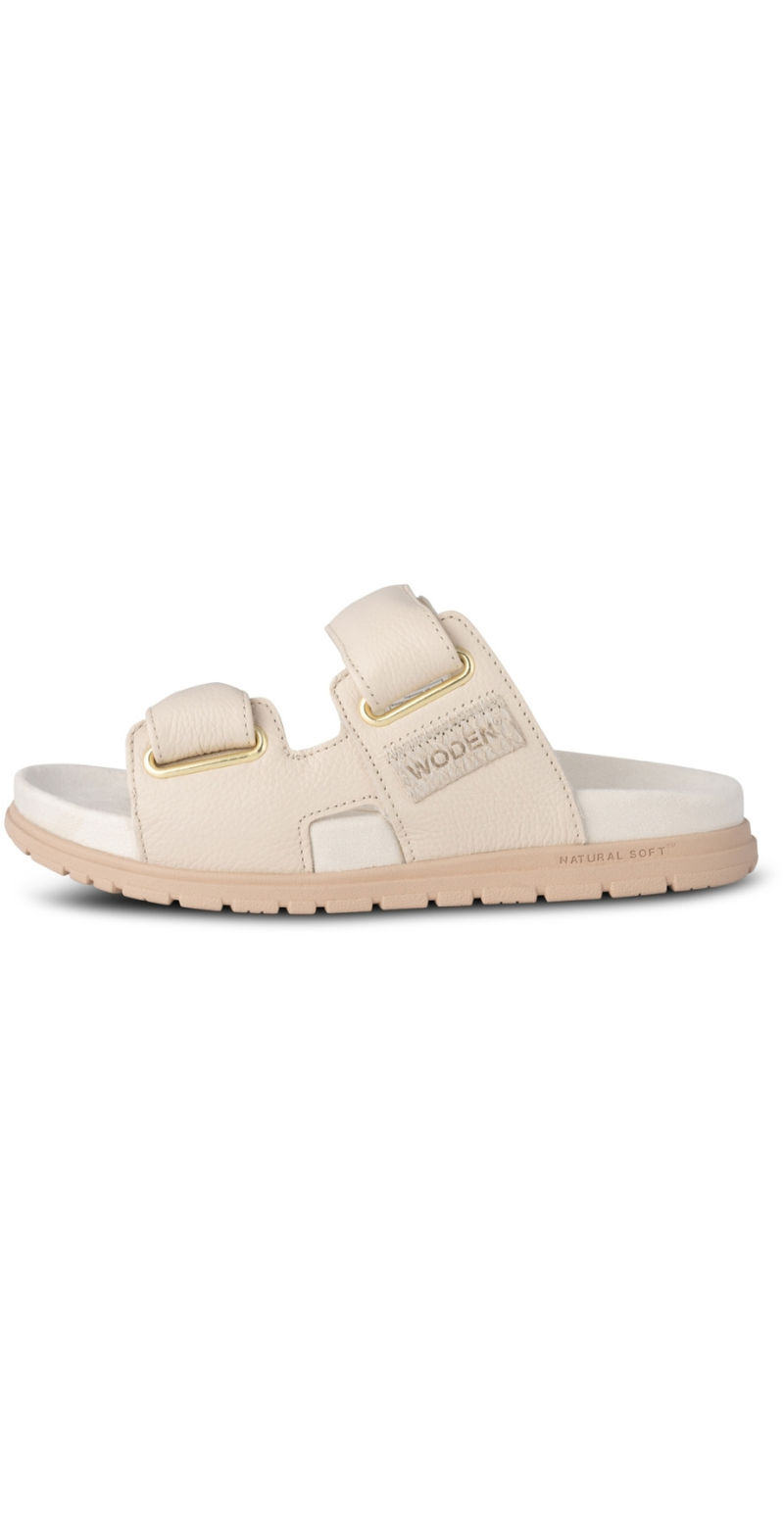 Lisa læder sandaler ivory