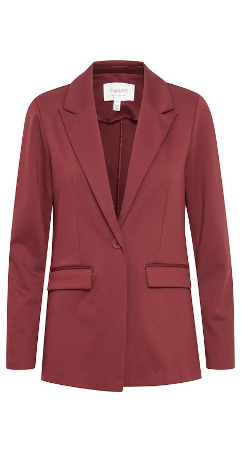 Rizetta blazer long pomegranate