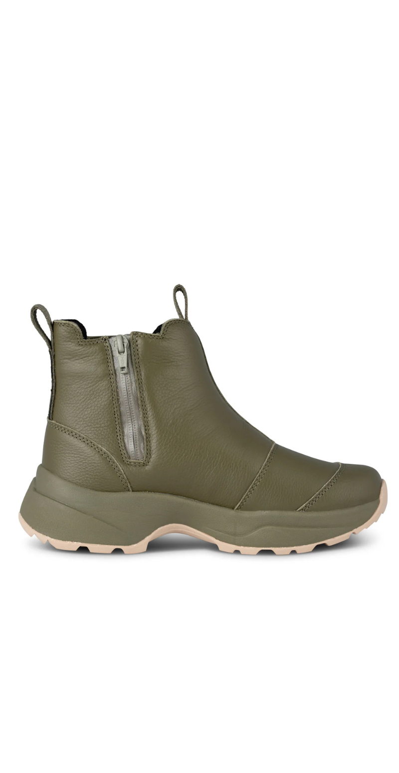 Silje Warm Waterproof Boots dark olive