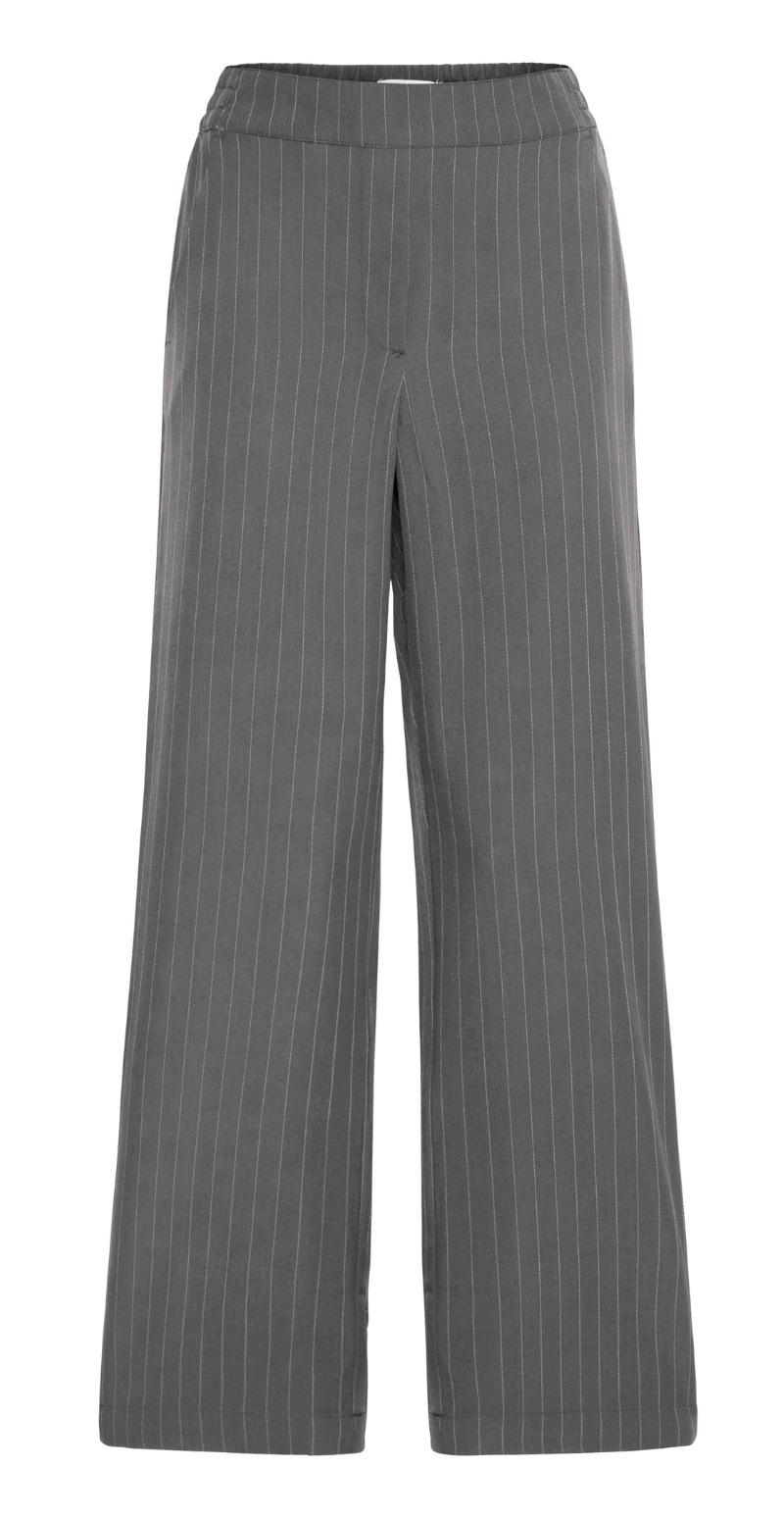 Midde pants Grey Mel. Pinstripe Mix