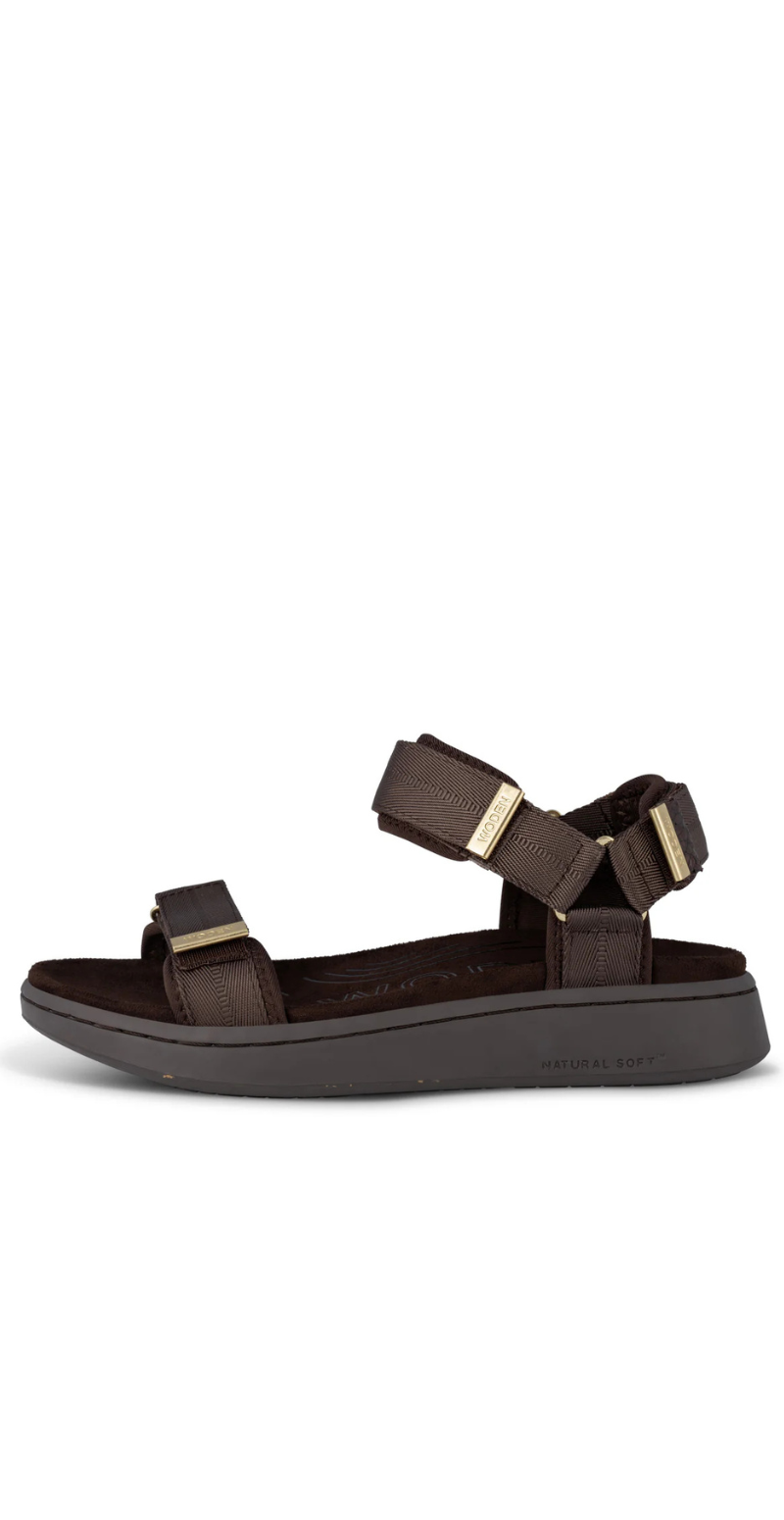 Sandal med velcro chocolate