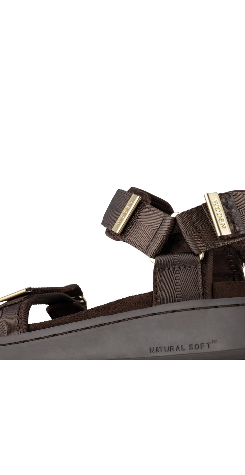 Sandal med velcro chocolate