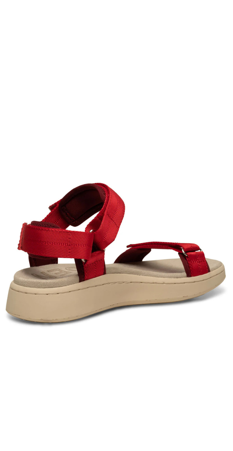 Sandal med velcro fire red